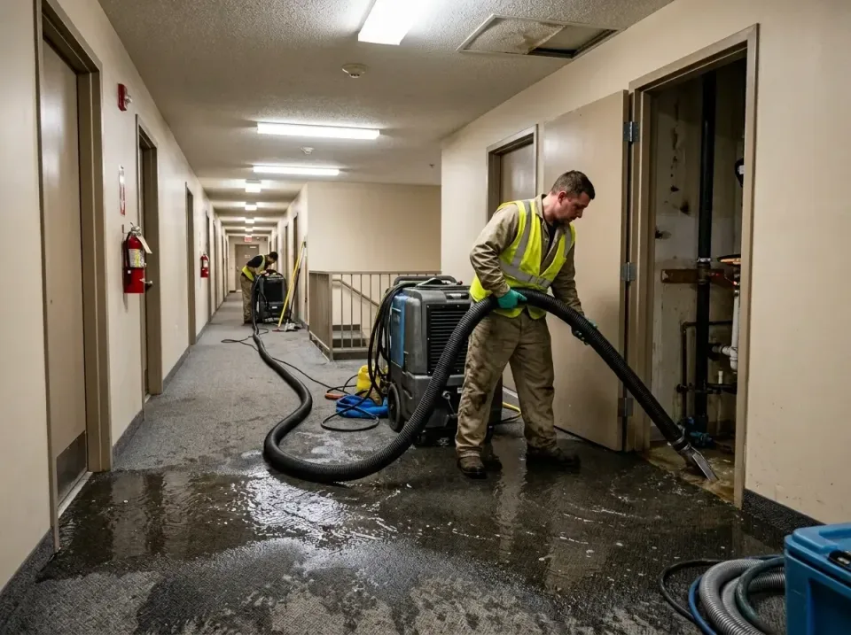 multi-unit-apartment-hallway-f-005 — frequently asked questions, Emergency Burst Pipe Water Extraction & Removal in Highland…